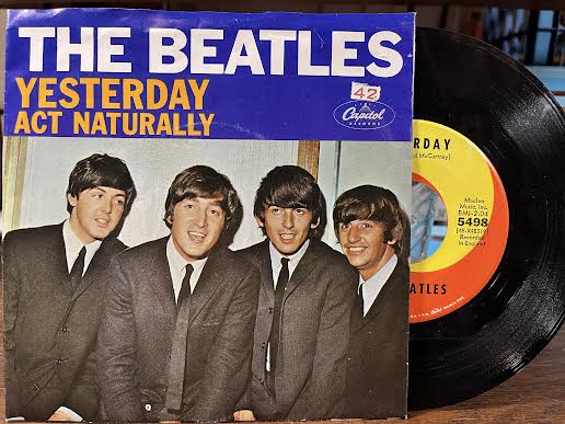 The Beatles - Yesterday / Act Naturally (7" VINYL) | Excellent (EX) Excellent+ (EX+)--