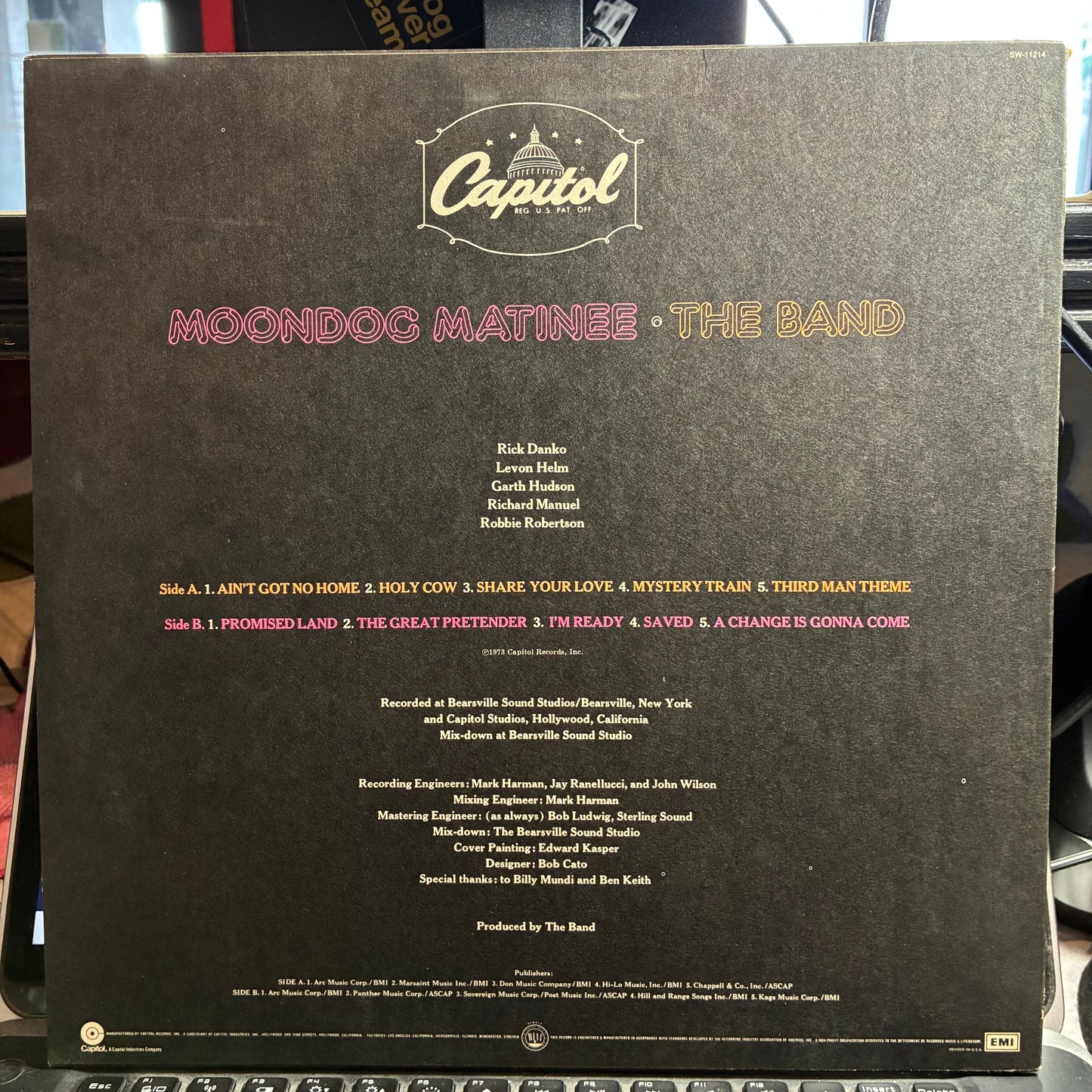 The Band - Moondog Matinee (VINYL) | Excellent (EX) Excellent (EX)--