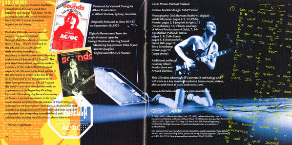 AC/DC - High Voltage (CD EPIC EK 80201) | USED Excellent (EX) Near Mint (NM)--
