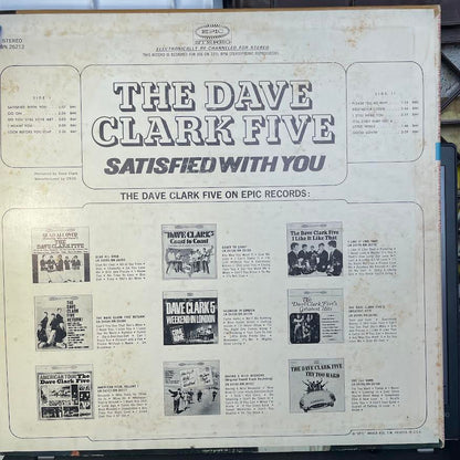 The Dave Clark Five - Satisfied With You (VINYL) | Excellent (EX) Excellent (EX)--