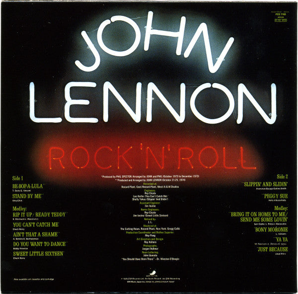 John Lennon - Rock 'N' Roll (CD) | Excellent (EX) Excellent+ (EX+)--