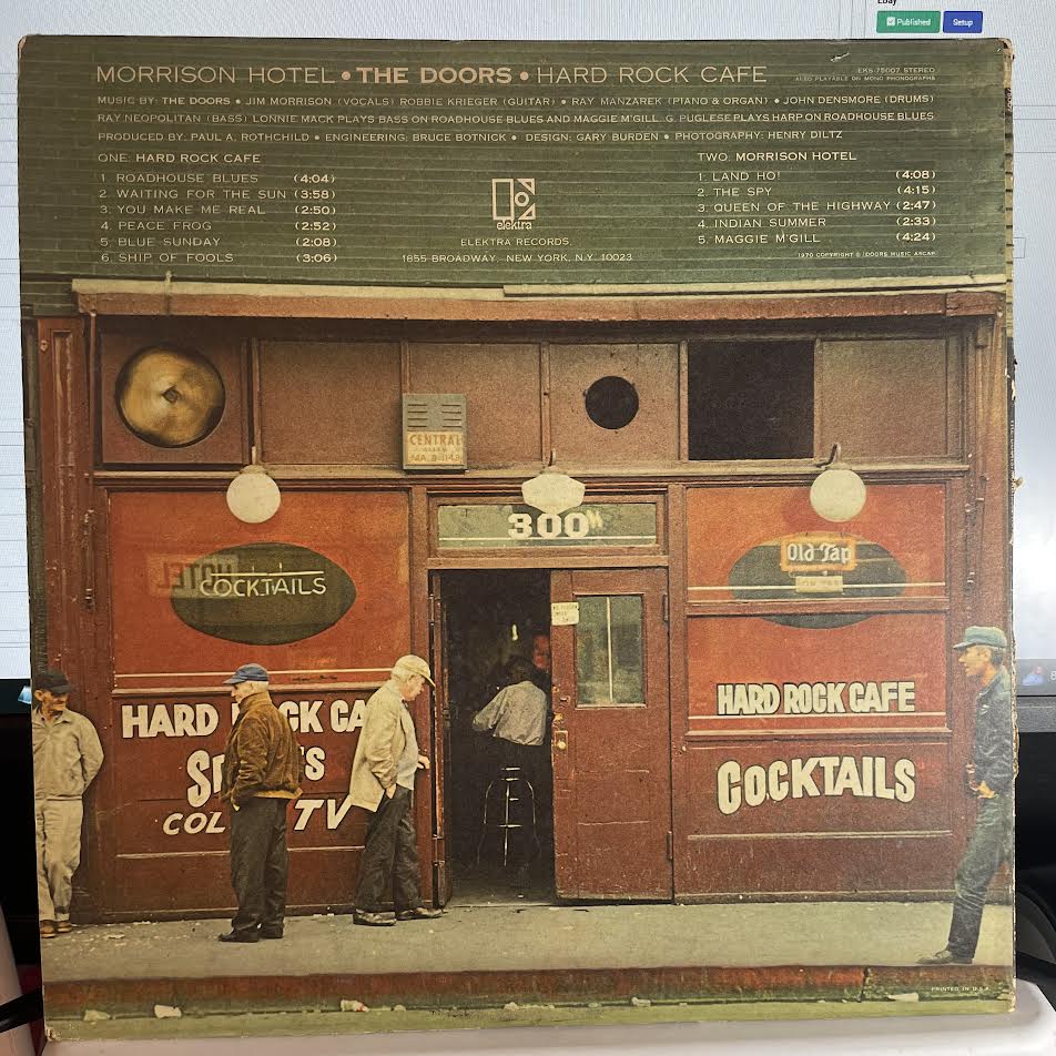 The Doors - Morrison Hotel (VINYL) | Excellent (EX) Excellent (EX)--