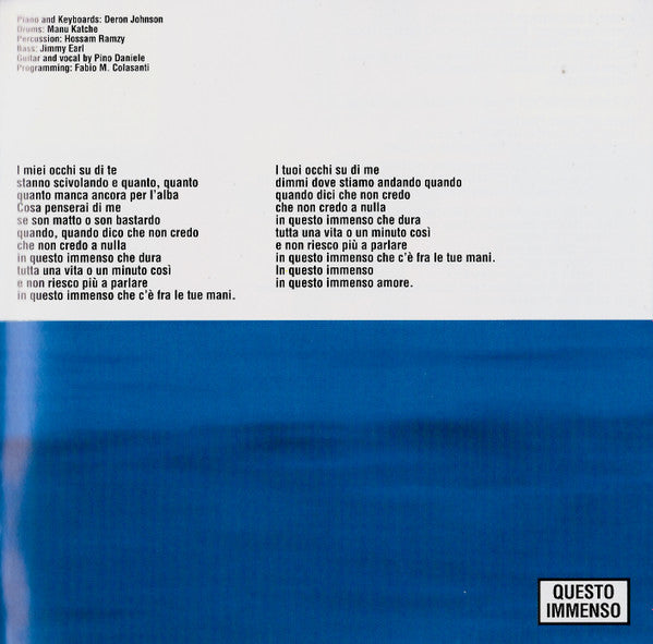 Dimmi Cosa Succede Sulla Terra (CD) | Excellent (EX) Very Good Plus (VG+)--