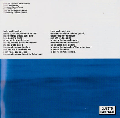 Dimmi Cosa Succede Sulla Terra (CD) | Excellent (EX) Very Good Plus (VG+)--