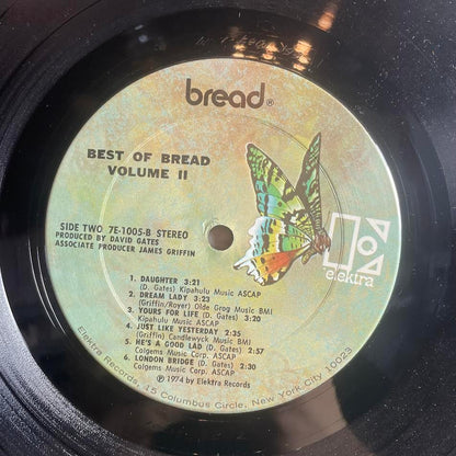 Bread - The Best Of Bread/Volume Two (VINYL) | Excellent (EX) Excellent (EX)--