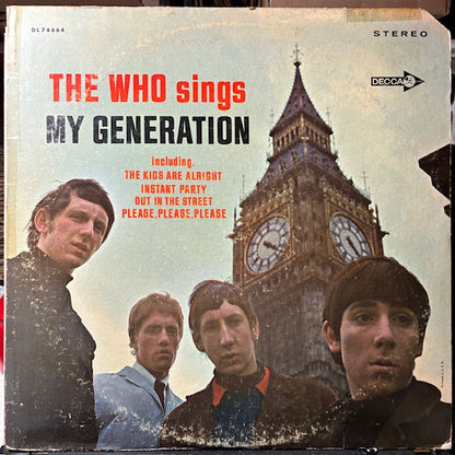 The Who - Sings My Generation (VINYL) | Excellent (EX) Very Good Plus (VG+)-