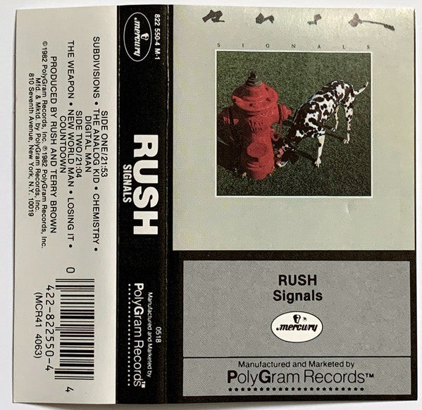 Rush - Signals (CASSETTE) | Excellent (EX) Excellent (EX)--