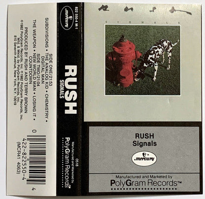 Rush - Signals (CASSETTE) | Excellent (EX) Excellent (EX)--
