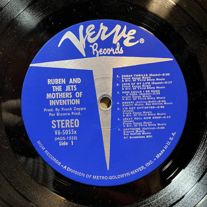 The Mothers Of Invention - Cruising With Ruben & The Jets (VINYL LP VERVE V6-5055-X 1968) | Excellent (EX) Very Good (VG)--