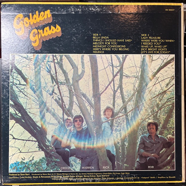 The Grass Roots - Golden Grass: Their Greatest Hits (VINYL) | Excellent (EX) Excellent (EX)--