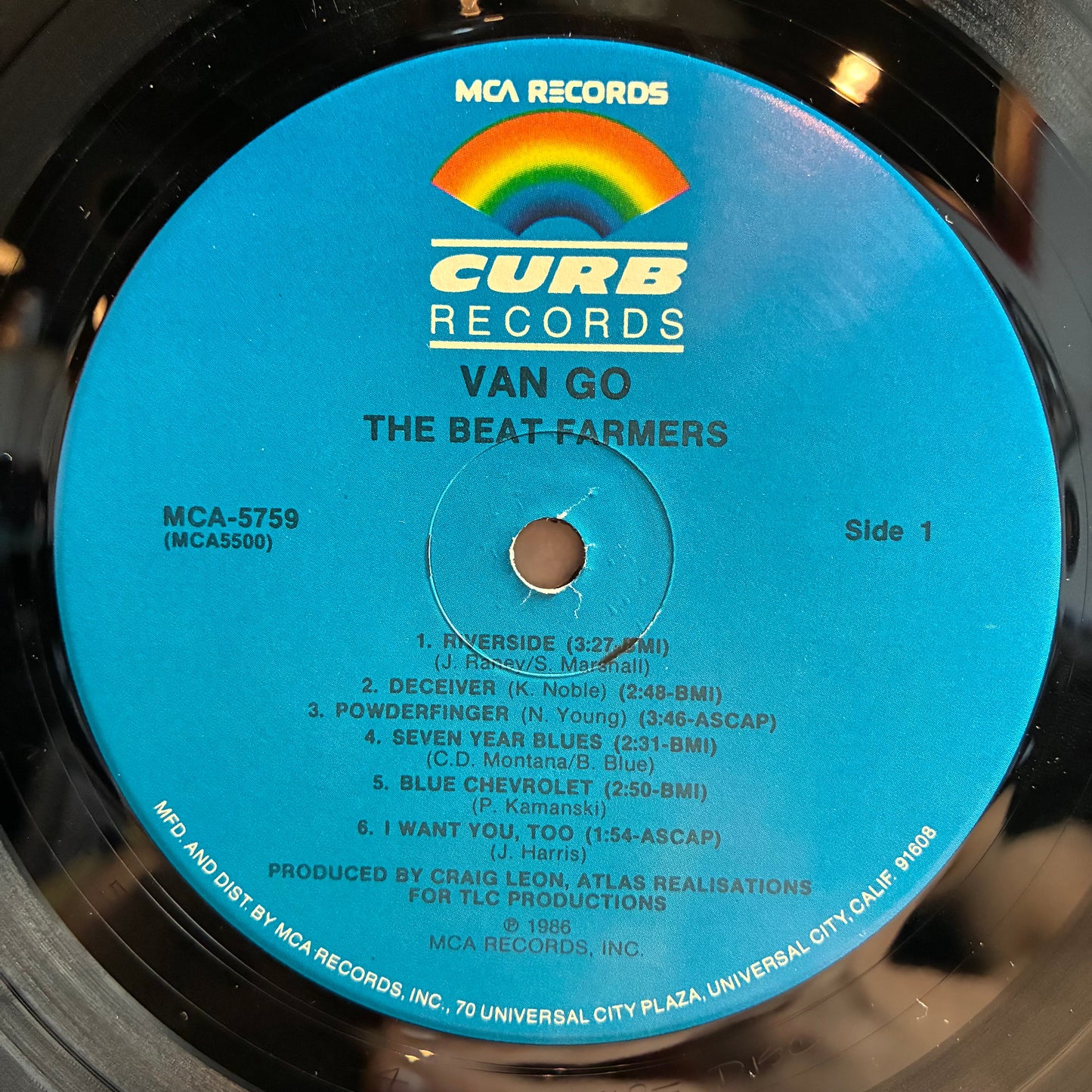 The Beat Farmers - Van Go (VINYL) | Excellent (EX) Excellent (EX)--