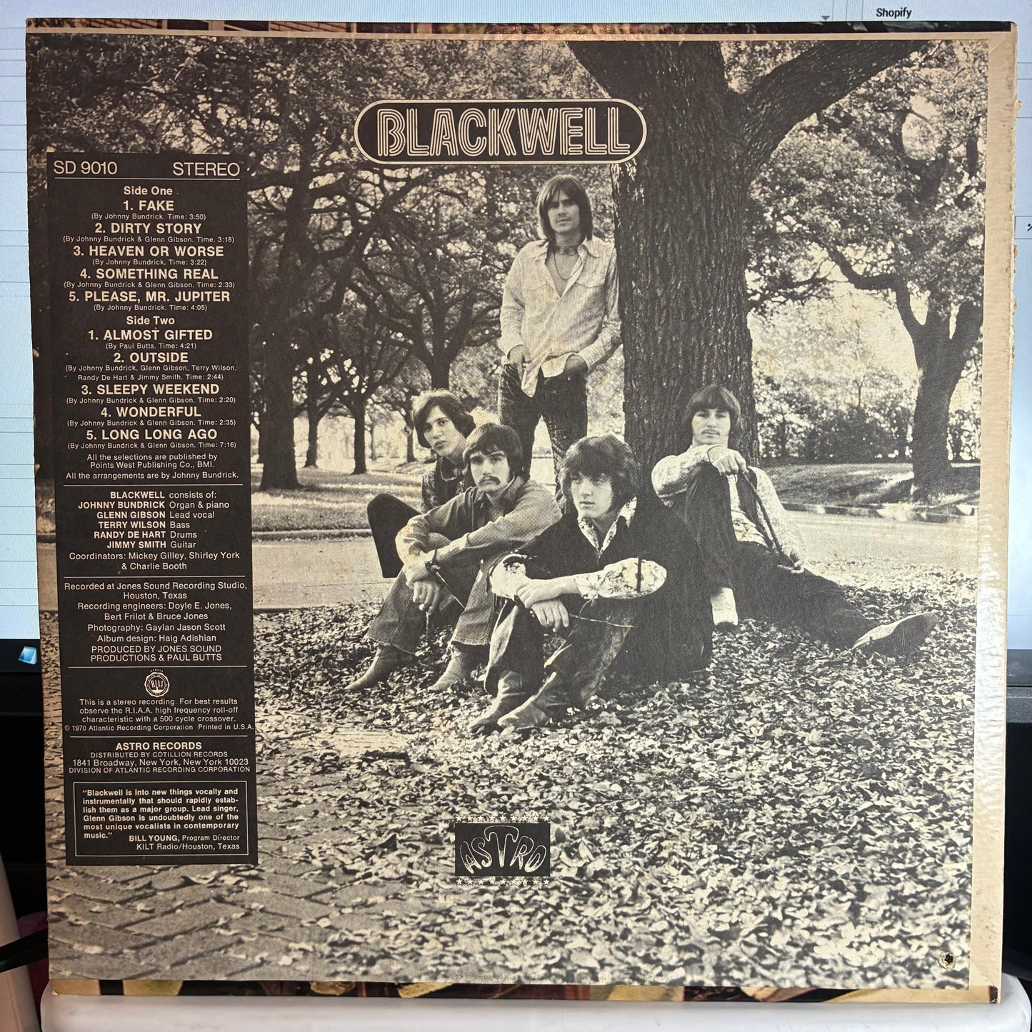 Blackwell (4) - Blackwell (VINYL) | Excellent (EX) Very Good Plus (VG+)--