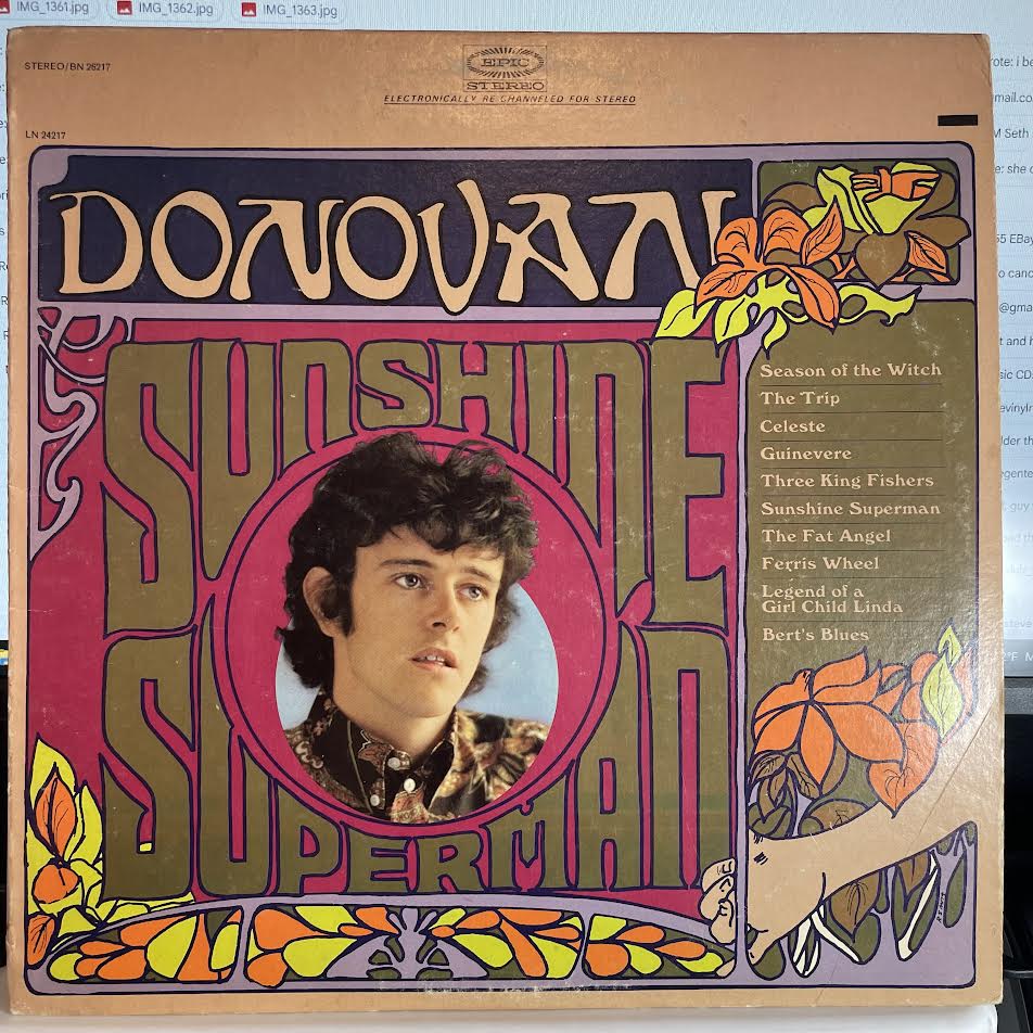 Donovan - Sunshine Superman (VINYL) | Excellent (EX) Excellent+ (EX+)--