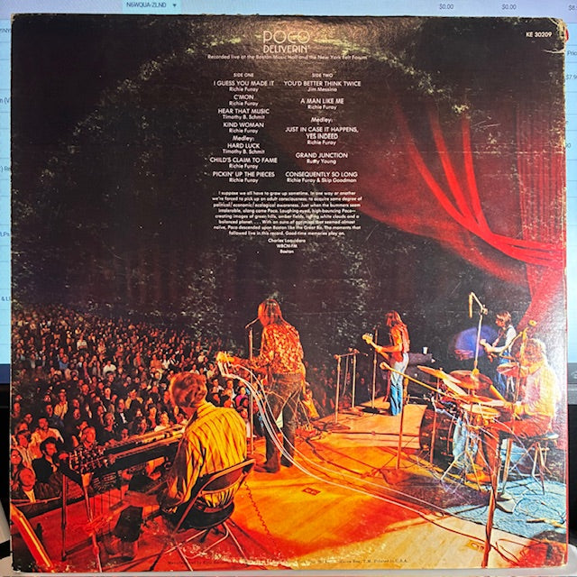 Poco (3) - Deliverin' (VINYL) | Excellent (EX) Very Good Plus (VG+)--