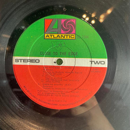 Yes - Close To The Edge (VINYL) | Excellent (EX) Very Good (VG)--