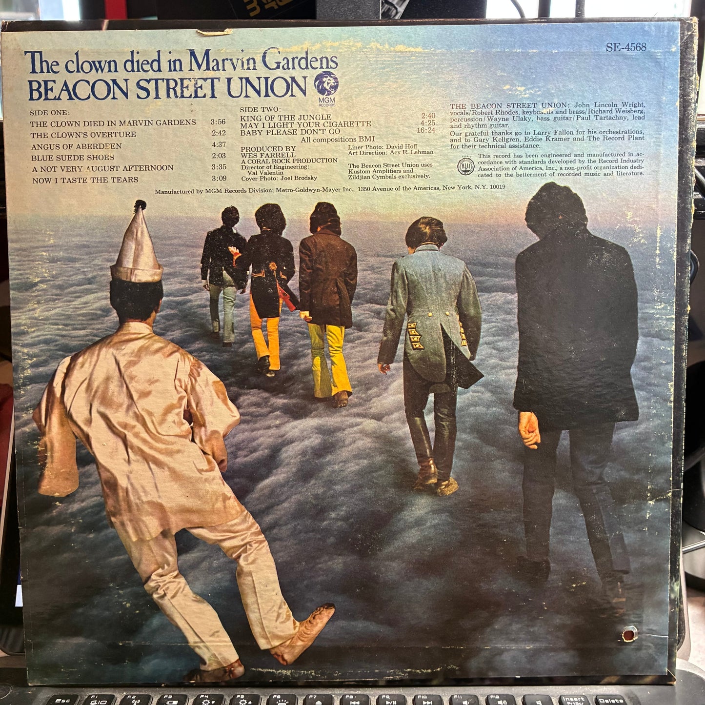 Beacon Street Union - The Clown Died In Marvin Gardens (VINYL) | Excellent (EX)--