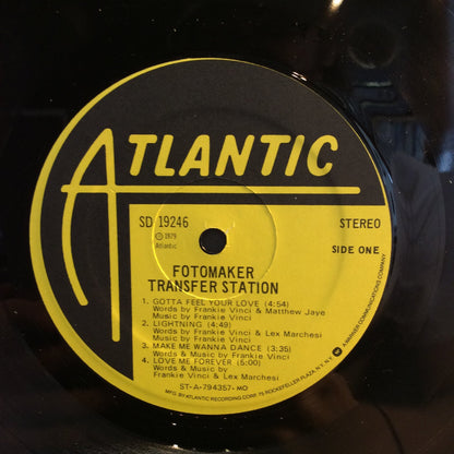 Fotomaker - Transfer Station (VINYL) | Excellent (EX) Excellent+ (EX+)--