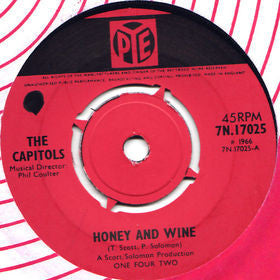 The Capitols (3) - Honey And Wine / Boulavogue (7" VINYL) | Excellent (EX) Excellent (EX)--