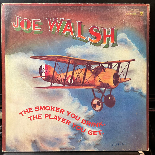 Joe Walsh - The Smoker You Drink, The Player You Get (VINYL LP ABC DUNHILL DSX-50140 1974) | USED Excellent (EX) Excellent (EX)--