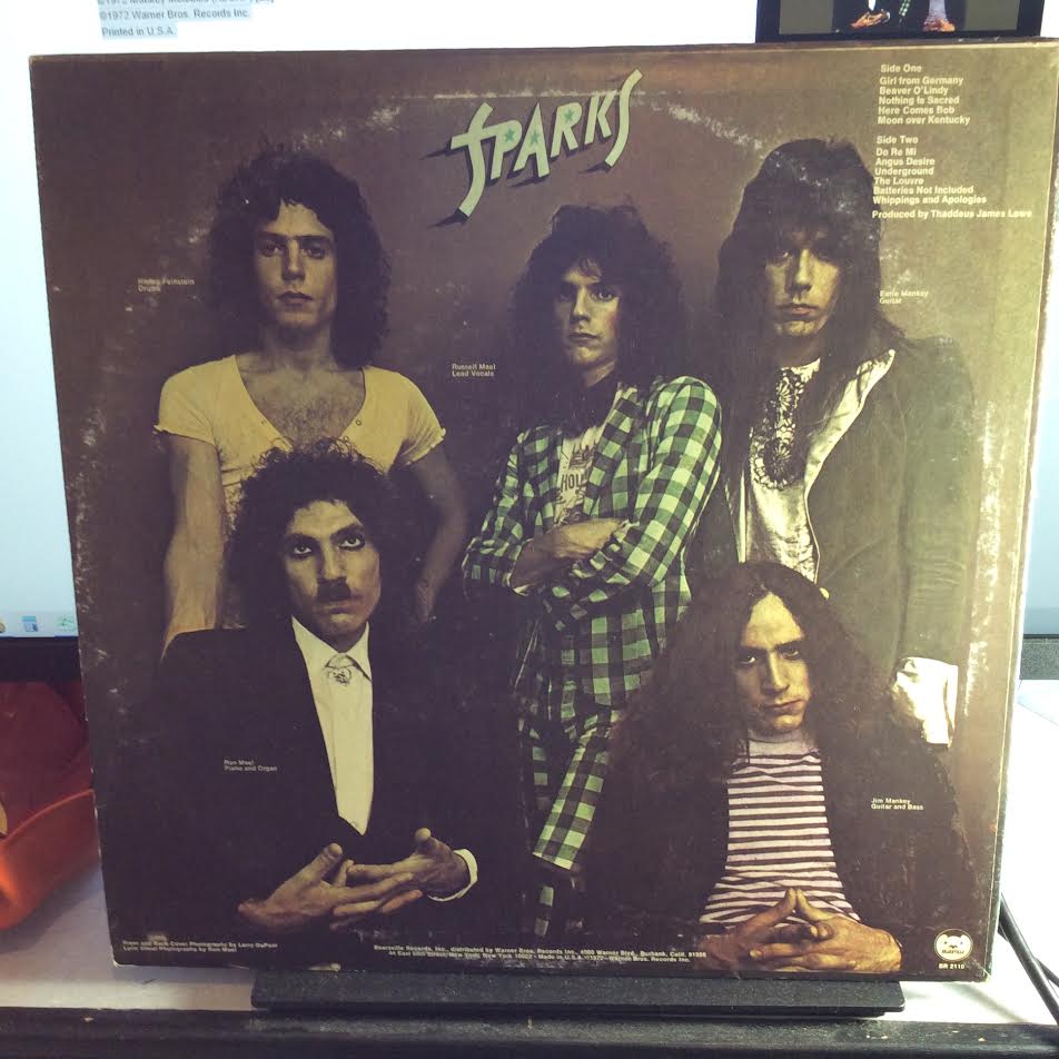Sparks - A Woofer In Tweeter's Clothing (VINYL LP Bearsville ‎– BR 2110) | USED Excellent (EX) Very Good (VG)--