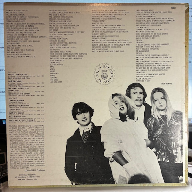 The Mamas & The Papas - The Mamas & The Papas (VINYL) | Excellent (EX) Excellent (EX)-