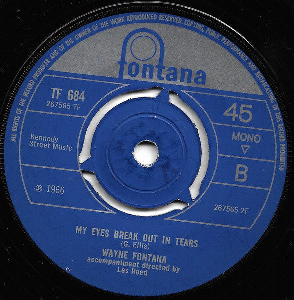 Wayne Fontana - Come On Home (7" VINYL) | Excellent (EX) Excellent (EX)--