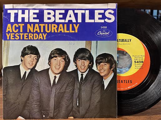 The Beatles - Yesterday / Act Naturally (7" VINYL) | Excellent (EX) Excellent+ (EX+)--