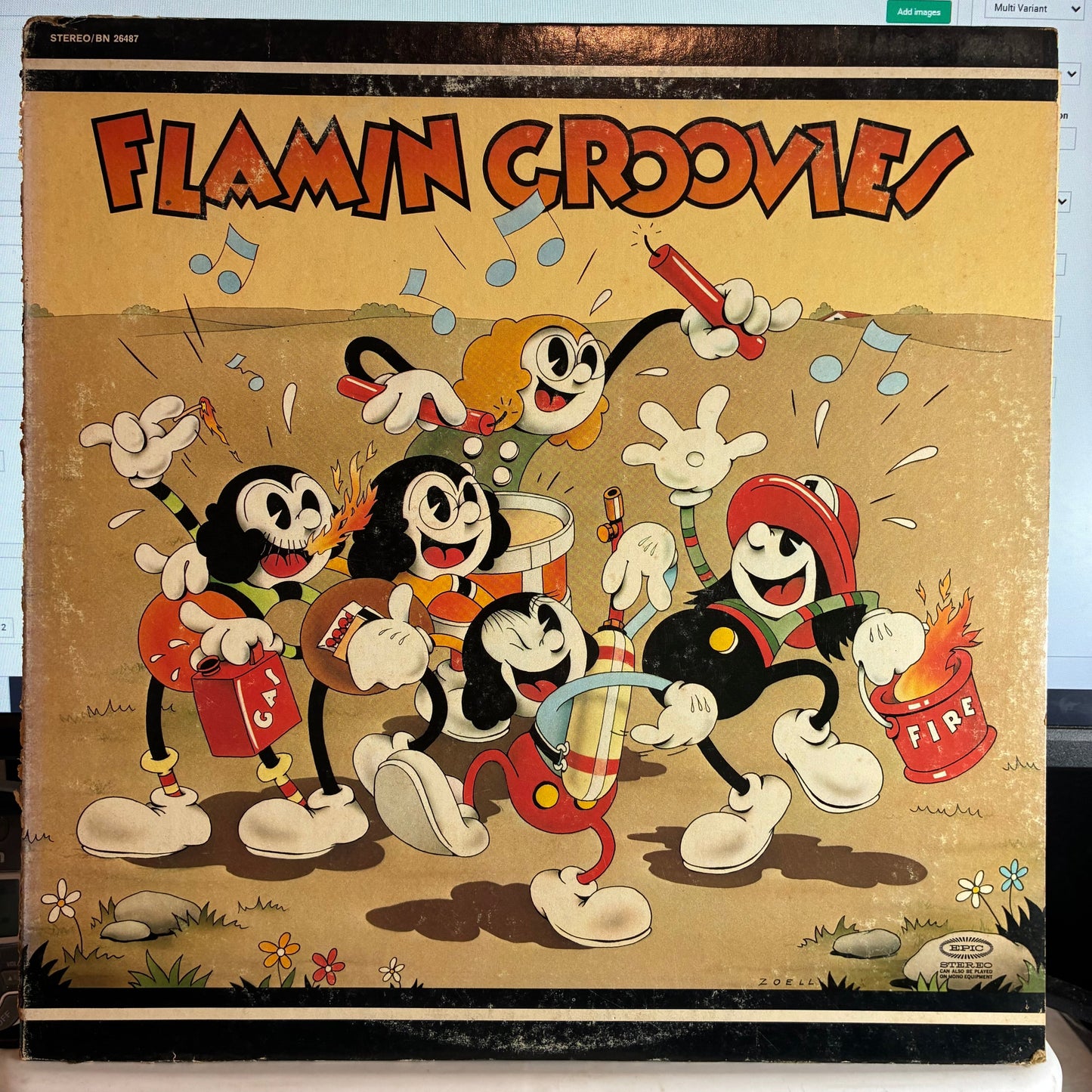 The Flamin' Groovies - Supersnazz (VINYL) | Excellent (EX) Very Good Plus (VG+)--