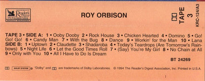 Roy Orbison - His Greatest Hits And Finest Performances (3x CASSETTE) | Excellent (EX) Excellent (EX)--
