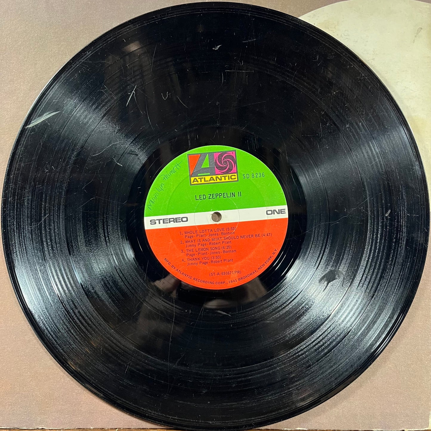 Led Zeppelin - Led Zeppelin II (VINYL - RL PR CUT) | Fair (F) Good Plus (G+)-