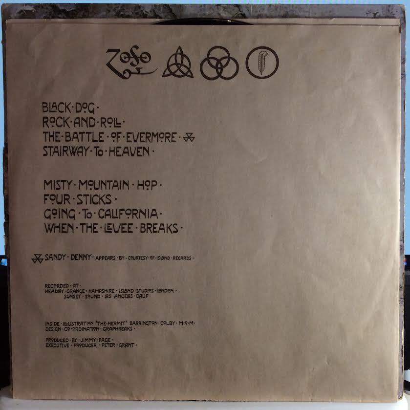 Led Zeppelin - Untitled (VINYL) | Very Good (VG)-