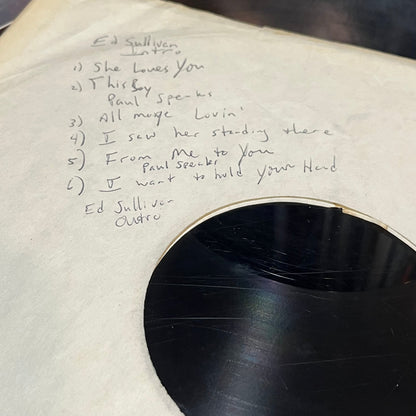 Beatles - Ed Sullivan Show *RARE ACETATE 12" LP* | Good Plus (G+) Generic--