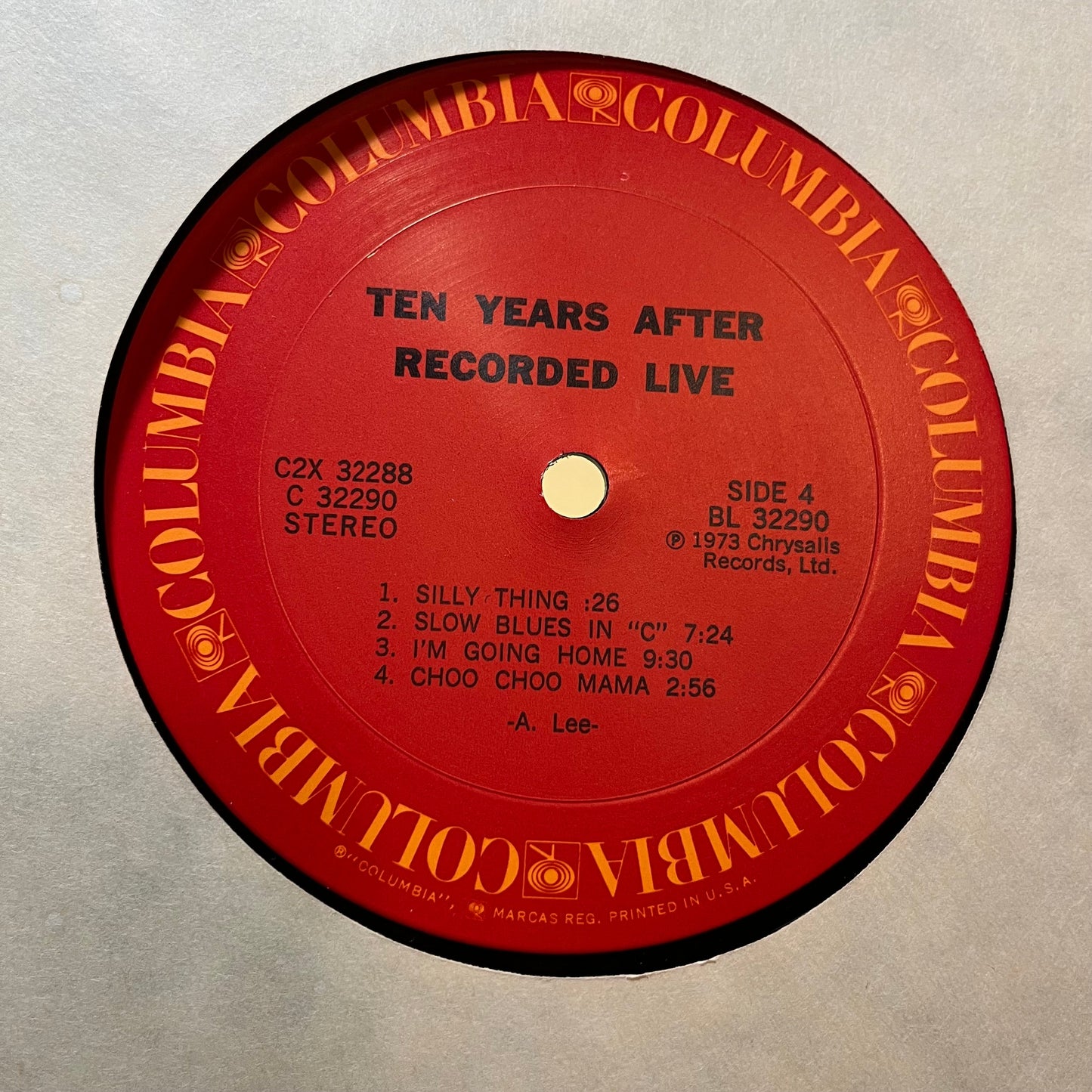 Ten Years After - Recorded Live (VINYL 2xLP COLUMBIA C 32290 1973) | USED Near Mint- (NM-) Very Good Plus (VG+)--
