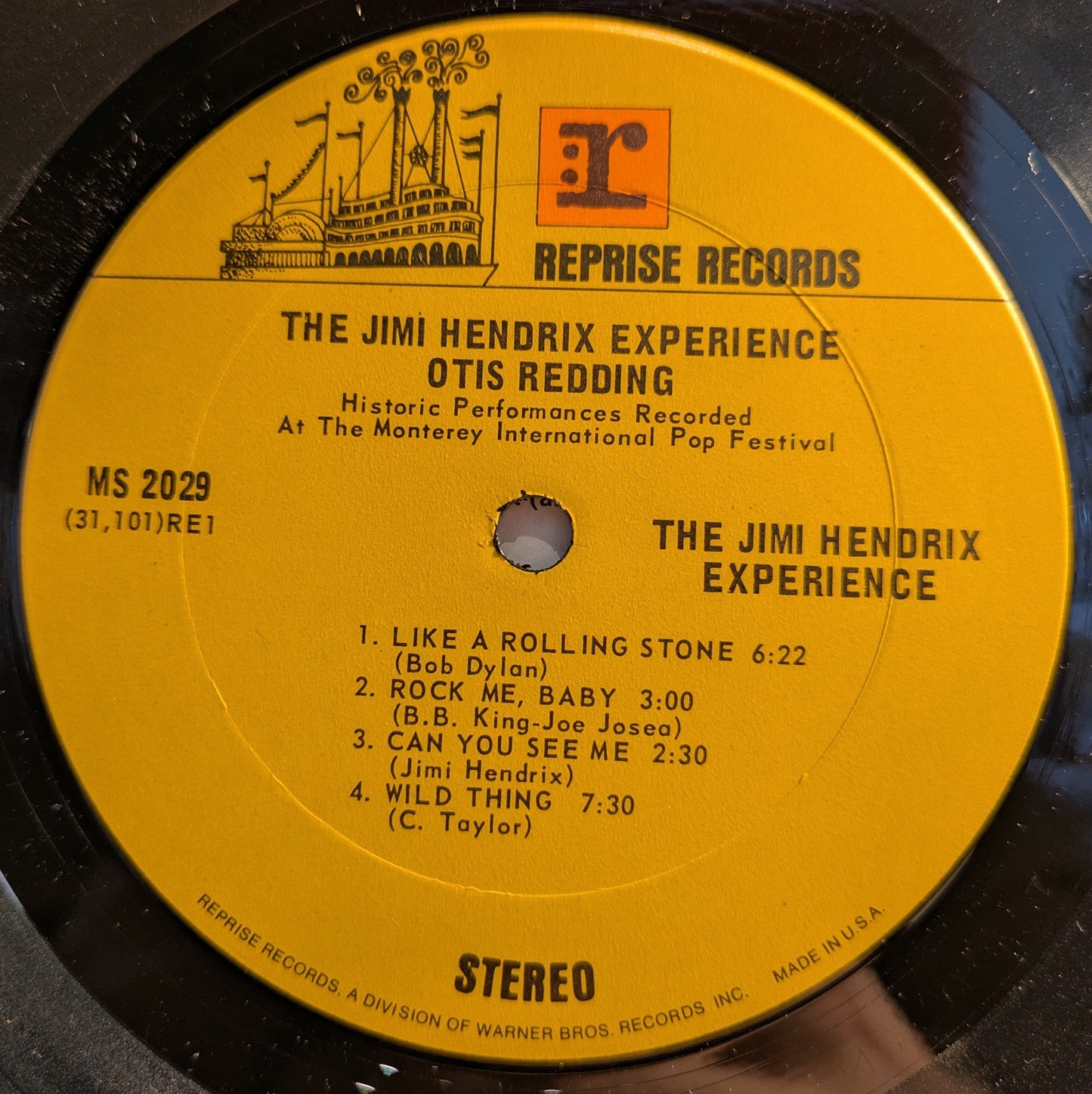 Otis Redding - Historic Performances Recorded At The Monterey International Pop Festival (VINYL) | Near Mint (NM) Very Good Plus (VG+)-