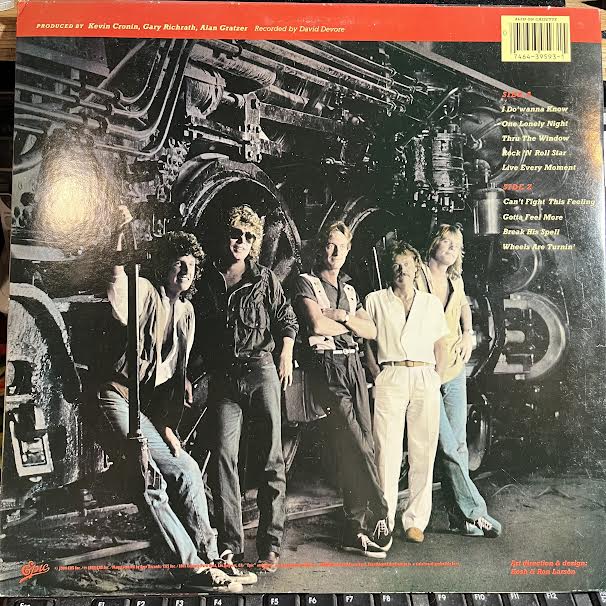 REO Speedwagon - Wheels Are Turnin' (VINYL) | Near Mint- (NM-) Excellent (EX)-
