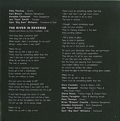 Elvis Costello - The River In Reverse (CD) | Near Mint- (NM-) Excellent (EX)-
