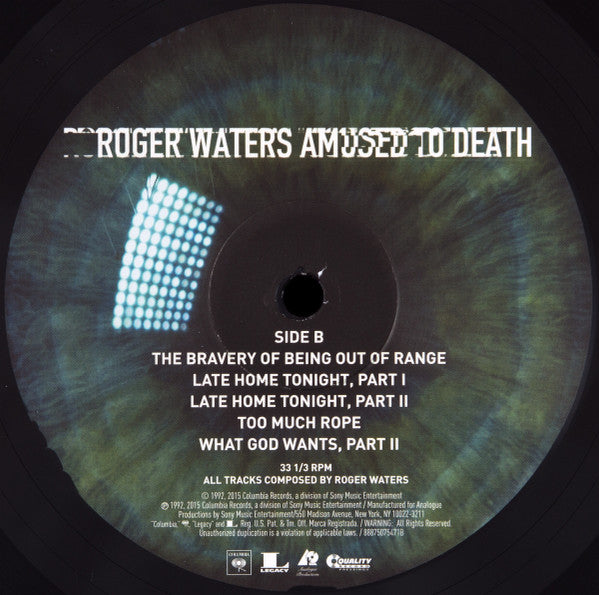 Roger Waters - Amused To Death (2xVINYL) |-