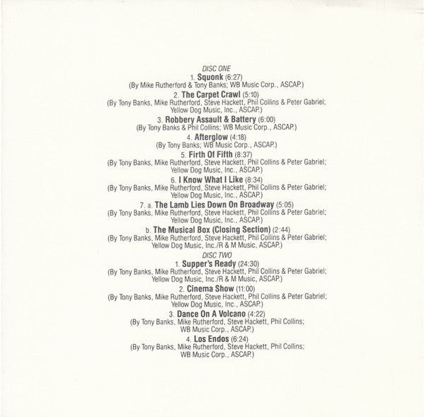 Genesis - Seconds Out (2xCD) | Near Mint- (NM-) Near Mint- (NM-)-
