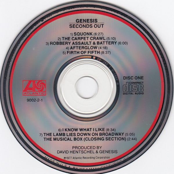 Genesis - Seconds Out (2xCD) | Near Mint- (NM-) Near Mint- (NM-)-