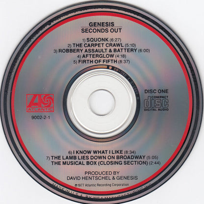 Genesis - Seconds Out (2xCD) | Near Mint- (NM-) Near Mint- (NM-)-