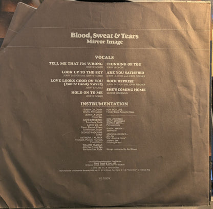 Blood, Sweat And Tears - Mirror Image (VINYL) | Near Mint (NM) Very Good Plus (VG+)-