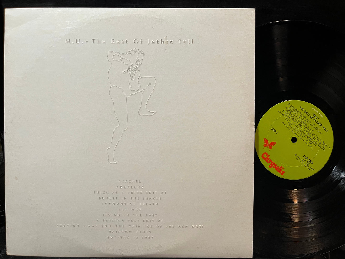 Jethro Tull - M.U.- The Best Of Jethro Tull (VINYL LP CHRYSALIS CHR 1078 1975) | Near Mint- (NM-) Excellent (EX)--