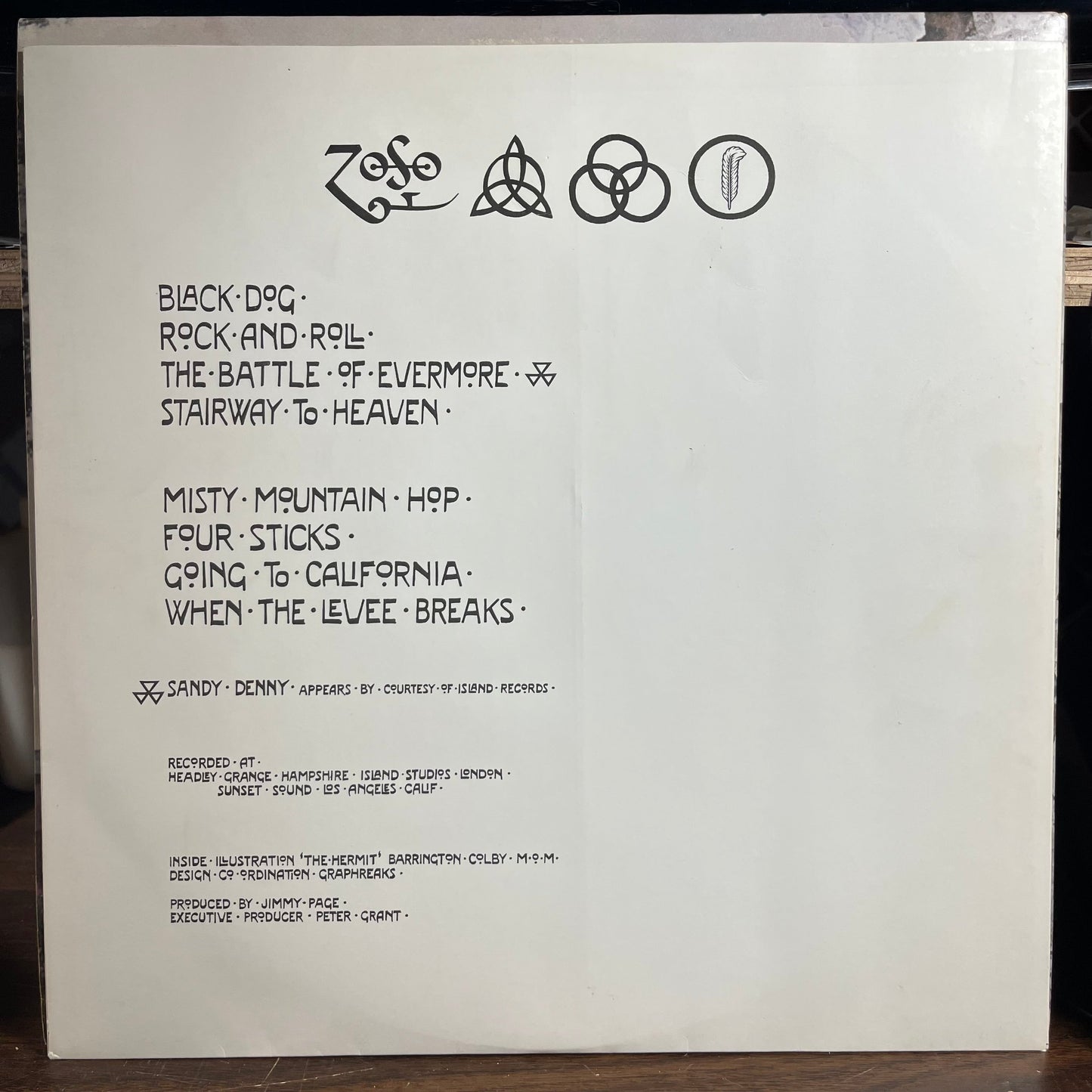 Led Zeppelin - Untitled (VINYL) | Near Mint- (NM-) Near Mint (NM)-