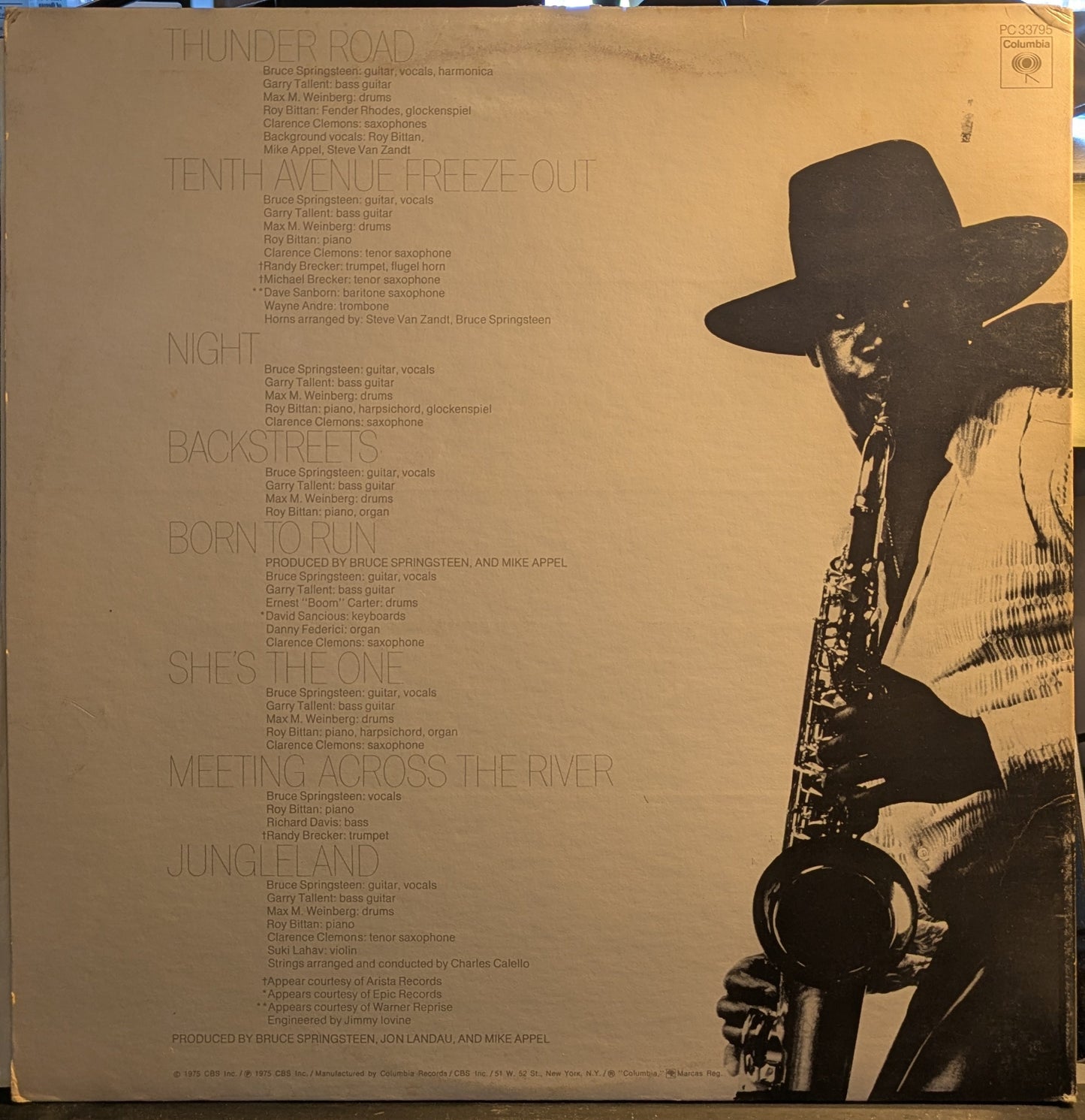 Bruce Springsteen - Born To Run (VINYL) | Near Mint (NM) Excellent (EX)-