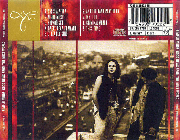 Simple Minds - Good News From The Next World (CD) | Near Mint- (NM-) Near Mint- (NM-)-