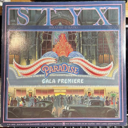 Styx - Paradise Theatre (VINYL) | Near Mint- (NM-) Excellent (EX)-
