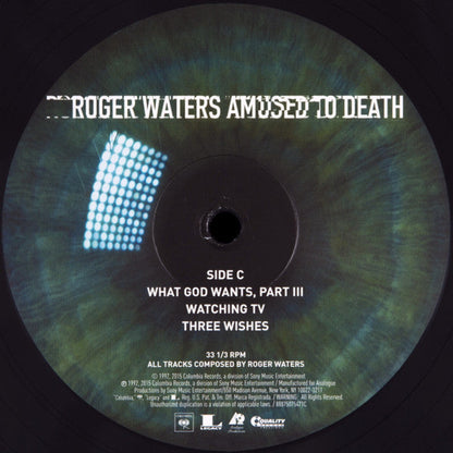 Roger Waters - Amused To Death (2xVINYL) |-