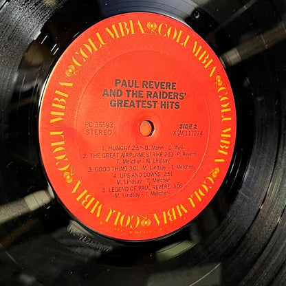 Paul Revere & The Raiders - Greatest Hits (VINYL) | Near Mint (NM) Excellent (EX)-