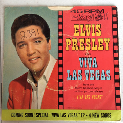 Elvis Presley - Viva Las Vegas / What'd I Say (7" VINYL) | Near Mint- (NM-) Very Good Plus (VG+)--