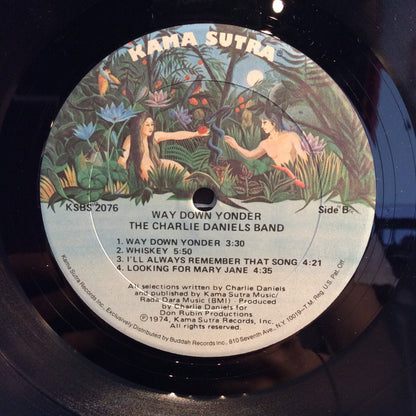 The Charlie Daniels Band - Way Down Yonder (VINYL) | Near Mint- (NM-) Excellent (EX)-